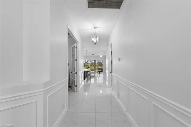 a view of dining room with furniture