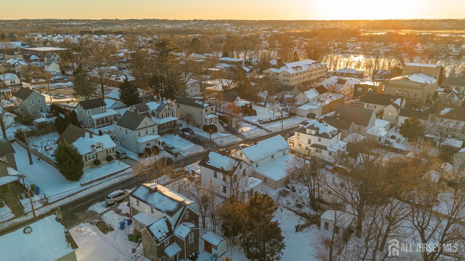 25 Dane Street Sayreville, NJ 08872 - Photo 28 of 31 an aerial view of residential house with parking and trees