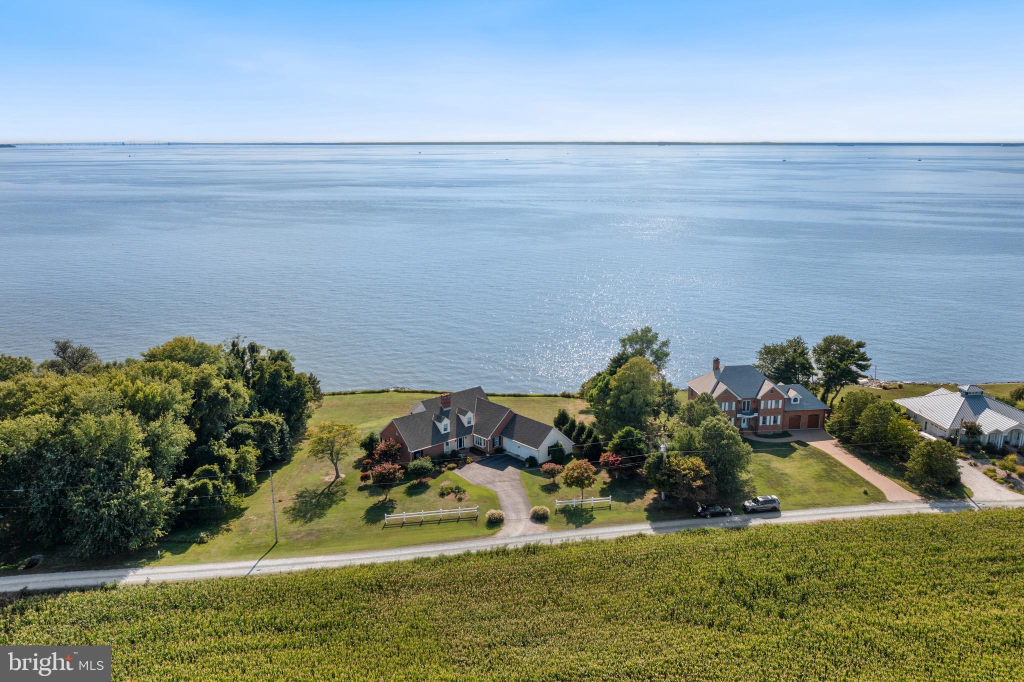 4742 Huntingfield Road Rock Hall, MD 21661 - Photo 3 of 42 Wide open views of the Chesapeake Bay
