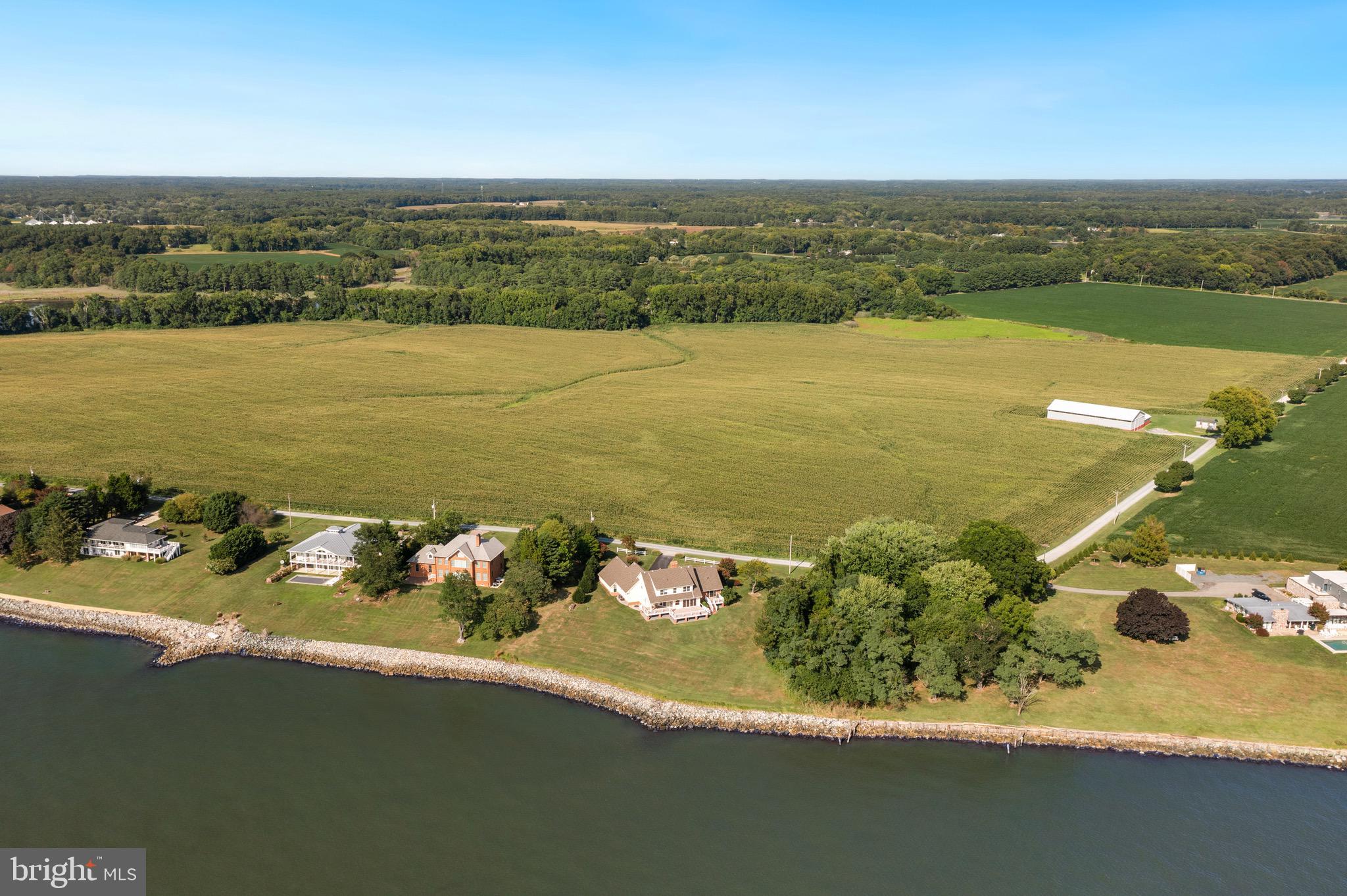4742 Huntingfield Road Rock Hall, MD 21661 - Photo 33 of 42 Bay on one side, protected farmland on other