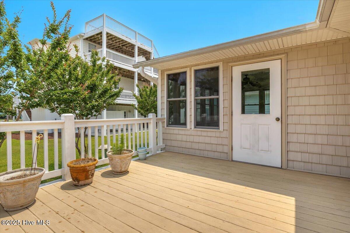 734 Sloop Pointe Lane Kure Beach, NC 28449 - Photo 30 of 54 Rear Deck
