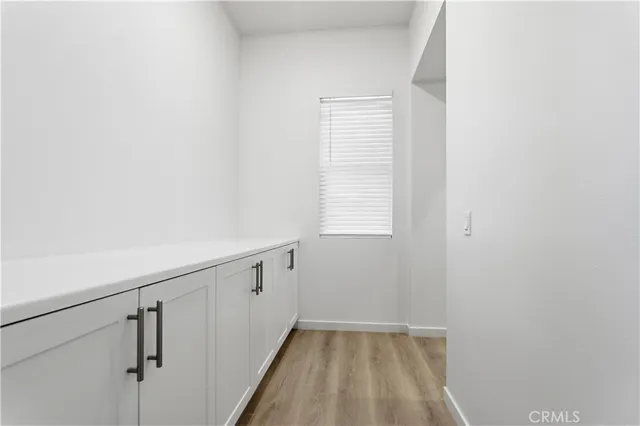 a view of hallway with window