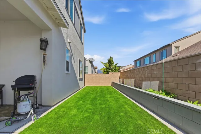 a view of a balcony with an outdoor space