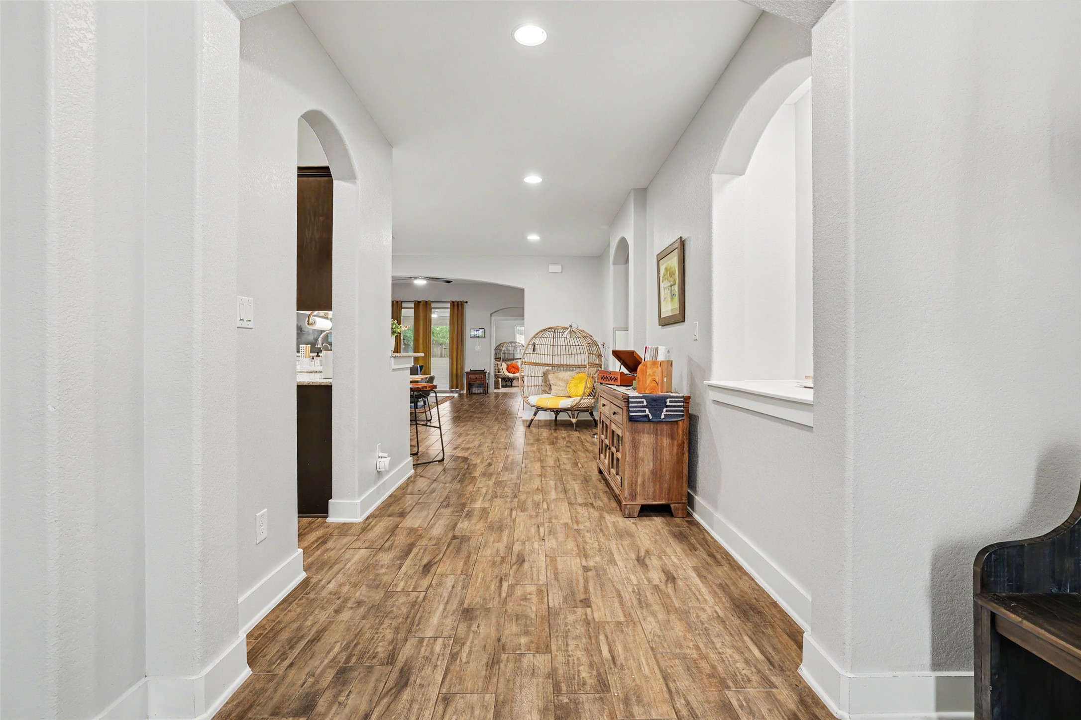 117 Rock Dock Road Georgetown, TX 78633 - Photo 5 of 38 a view of a living room with a wooden floor