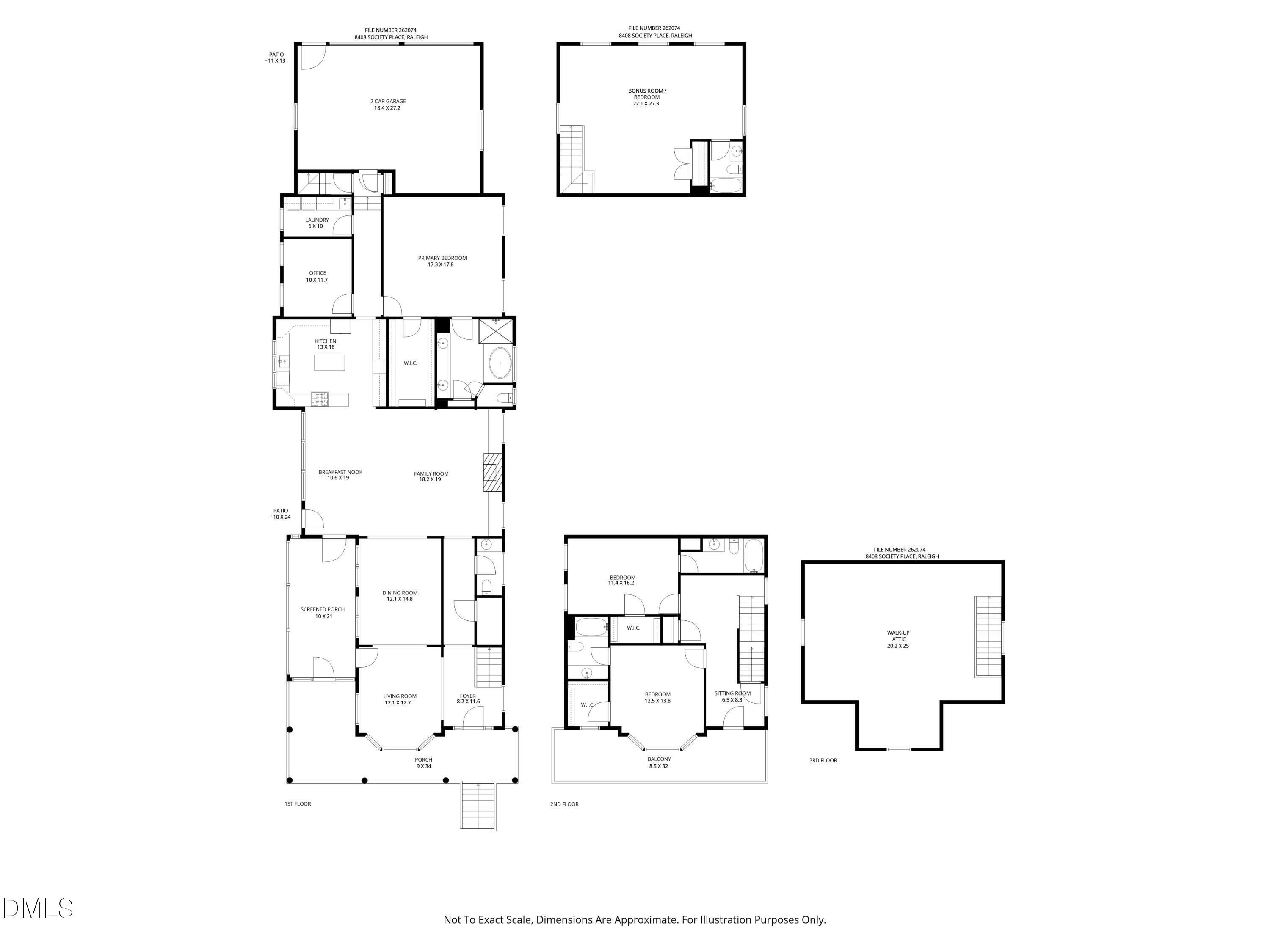 8408 Society Place Raleigh, NC 27615 - Photo 44 of 44 Floor Plans
