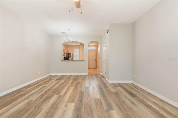 wooden floor in a room