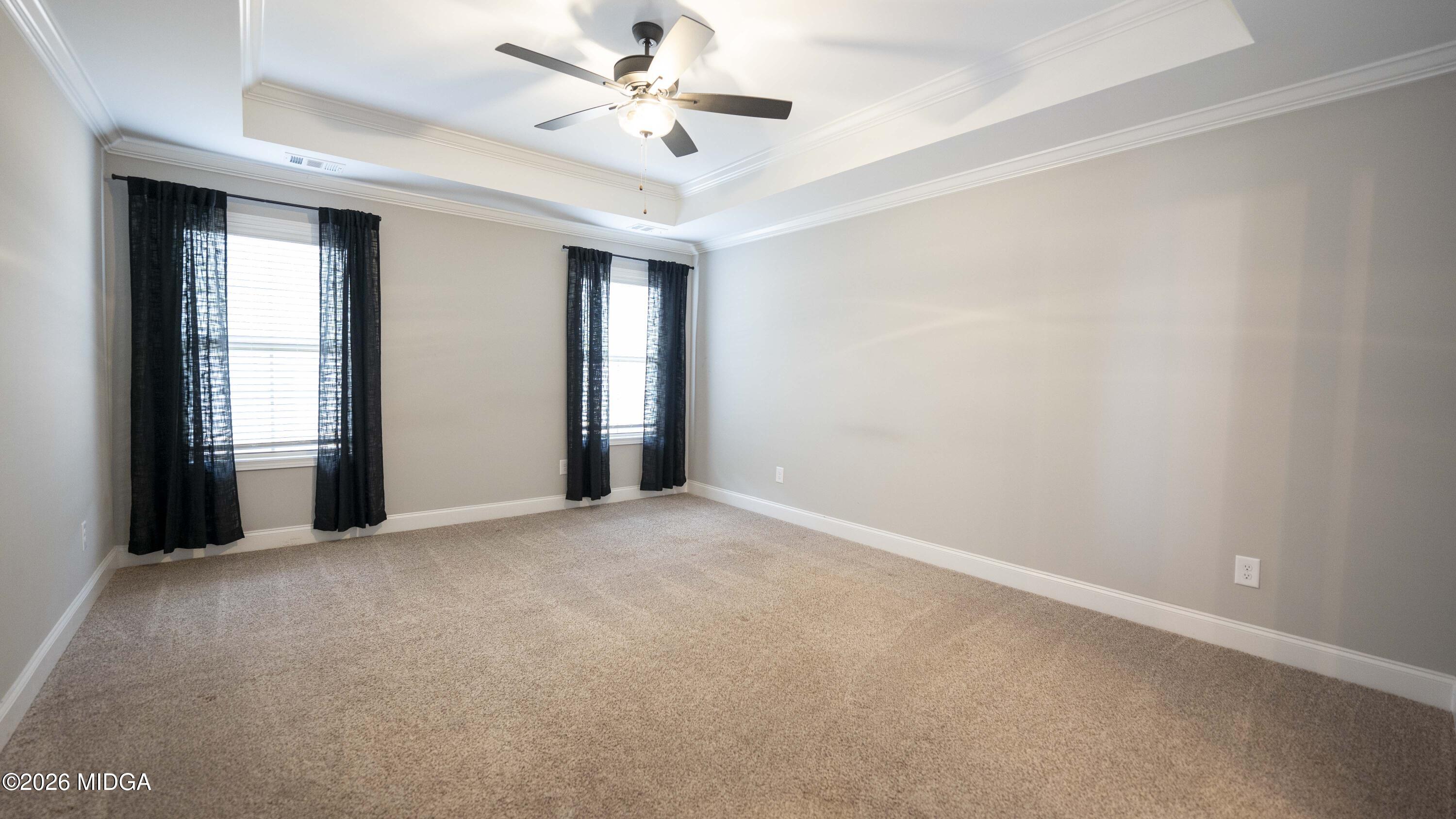 219 Otters Ridge Drive Kathleen, GA 31047 - Photo 21 of 44 a view of a big room with closet and a ceiling fan