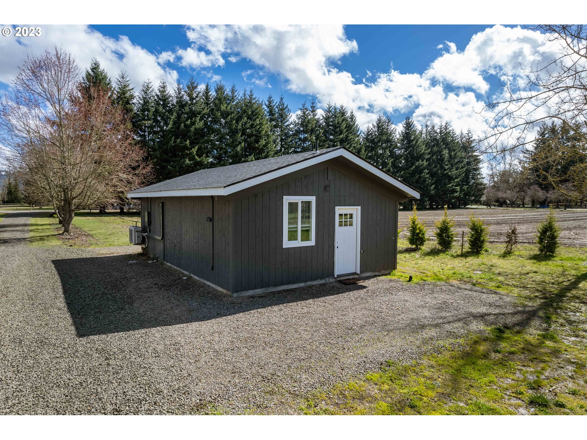1625 River Loop 1 Eugene, OR 97404 - Photo 18 of 32 a backyard of a house with lots of green space