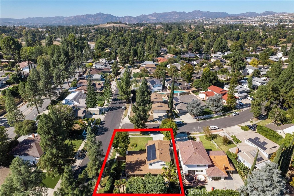 10800 Bismarck Avenue Porter Ranch, CA 91326 - Photo 28 of 29 an aerial view of lake and residential houses