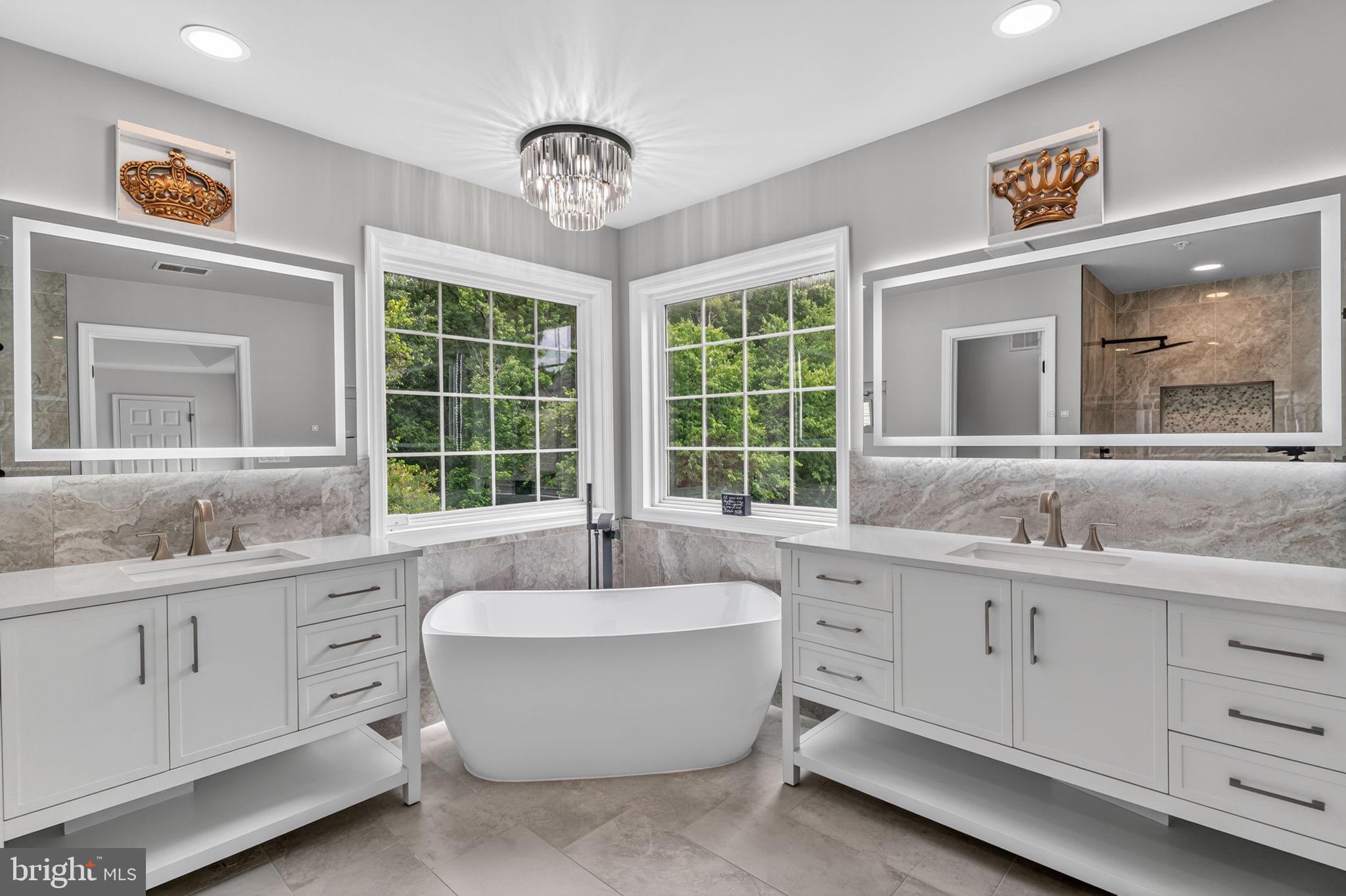 1200 Strausberg Street Accokeek, MD 20607 - Photo 25 of 47 Renovated resort style owners suite bathroom