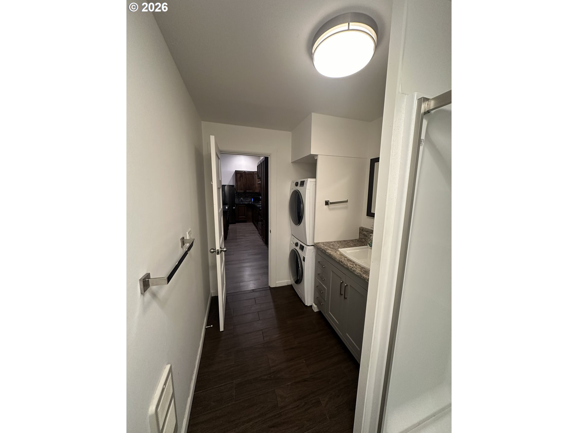 144 Southeast 85th Avenue Portland, OR 97216 - Photo 29 of 43 a view of a hallway with a white walls