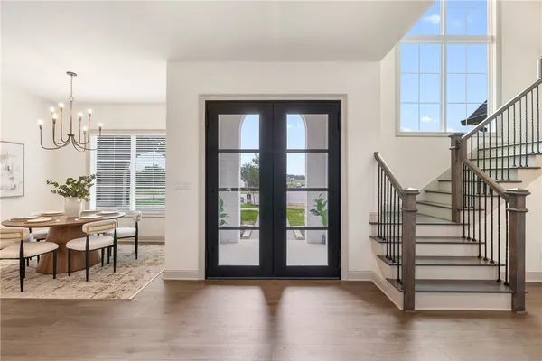 a view of entryway and hall
