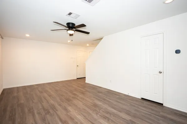 wooden floor in an empty room