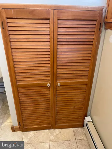 a view of a door of the house