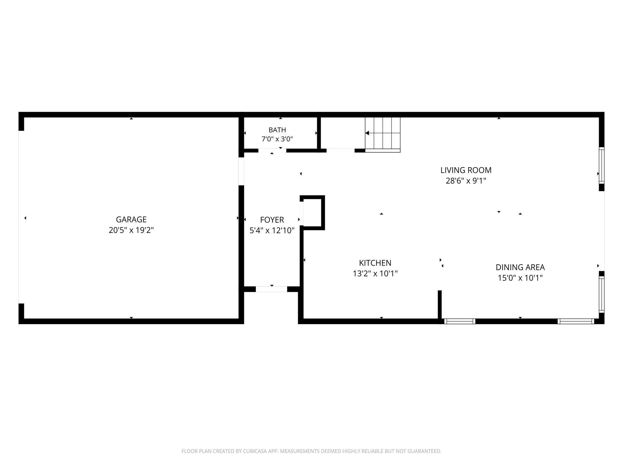 3726 Noah Street Houston, TX 77021 - Photo 36 of 37 First floor plan shows formal entryway.