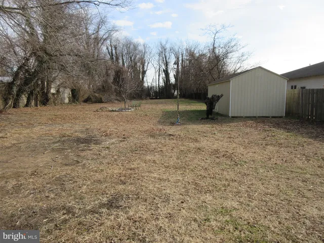 a backyard of a house