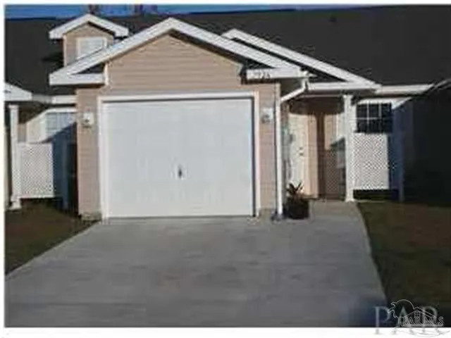 a view of a house with a outdoor space
