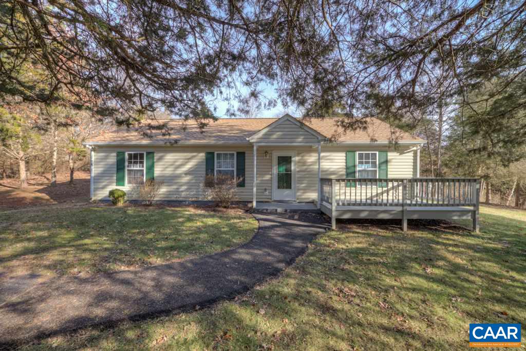 296 Morning Glory Road Ruckersville, VA 22968 - Photo 1 of 27 a view of a house with a yard and deck