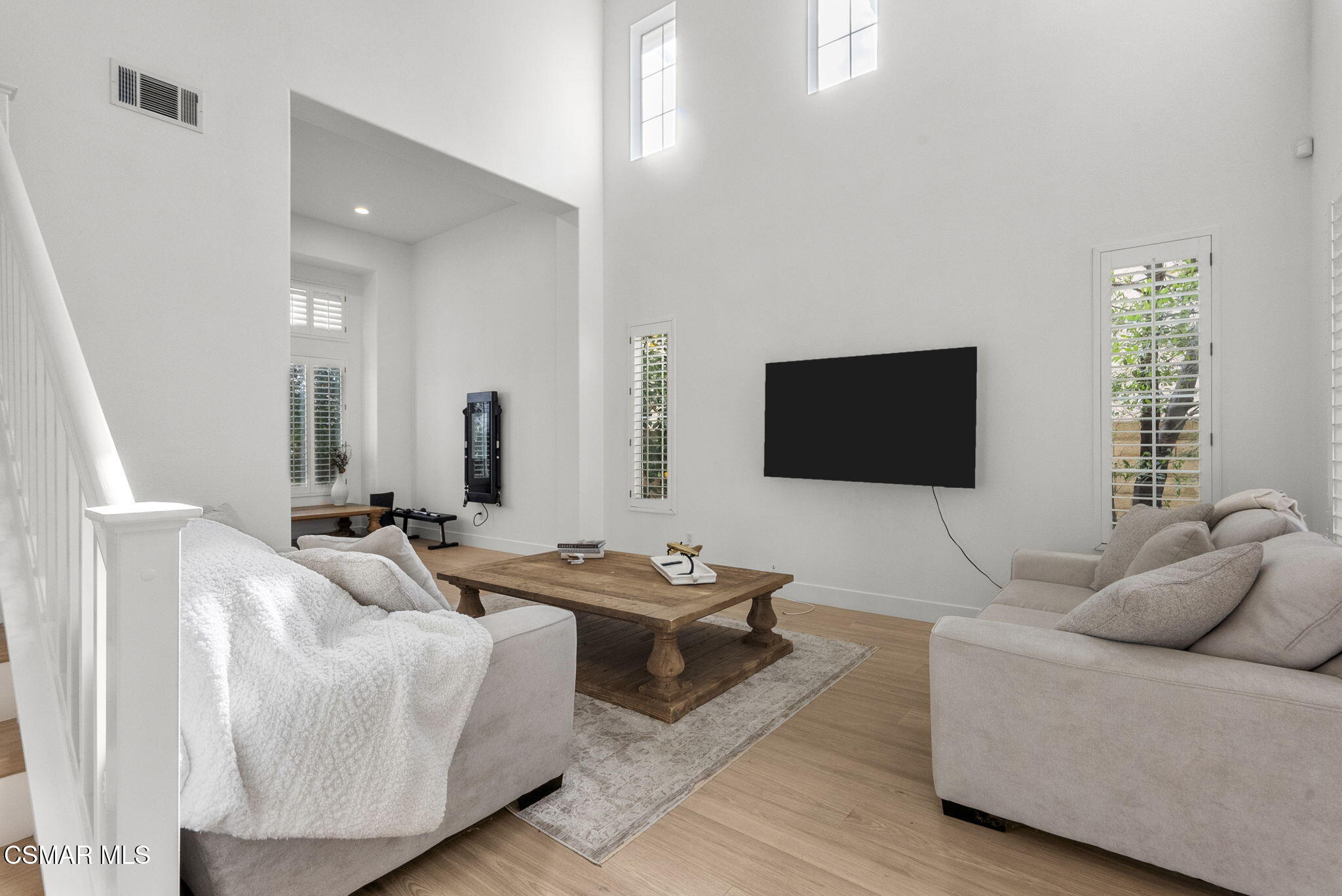 2648 Fallen Leaf Court Simi Valley, CA 93063 - Photo 6 of 42 a living room with furniture and a flat screen tv