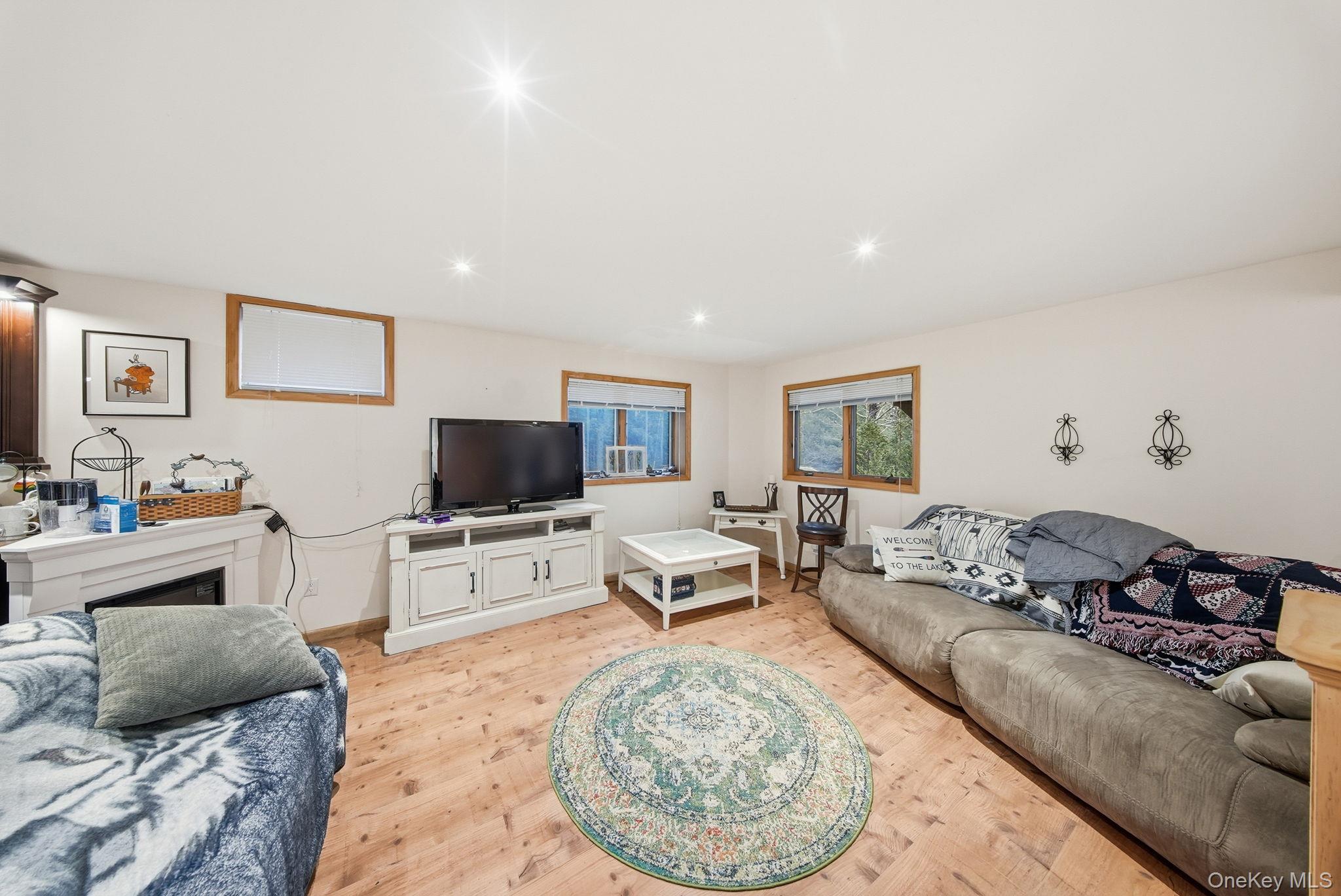 191 David Rhodes Road Wurtsboro, NY 12790 - Photo 30 of 39 a living room with furniture and a flat screen tv