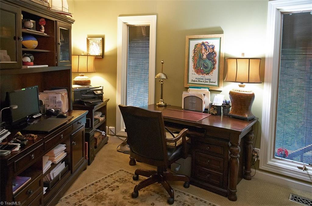 5205 Rambling Road Greensboro, NC 27409 - Photo 14 of 30 Third bedroom is currently being used as an office.