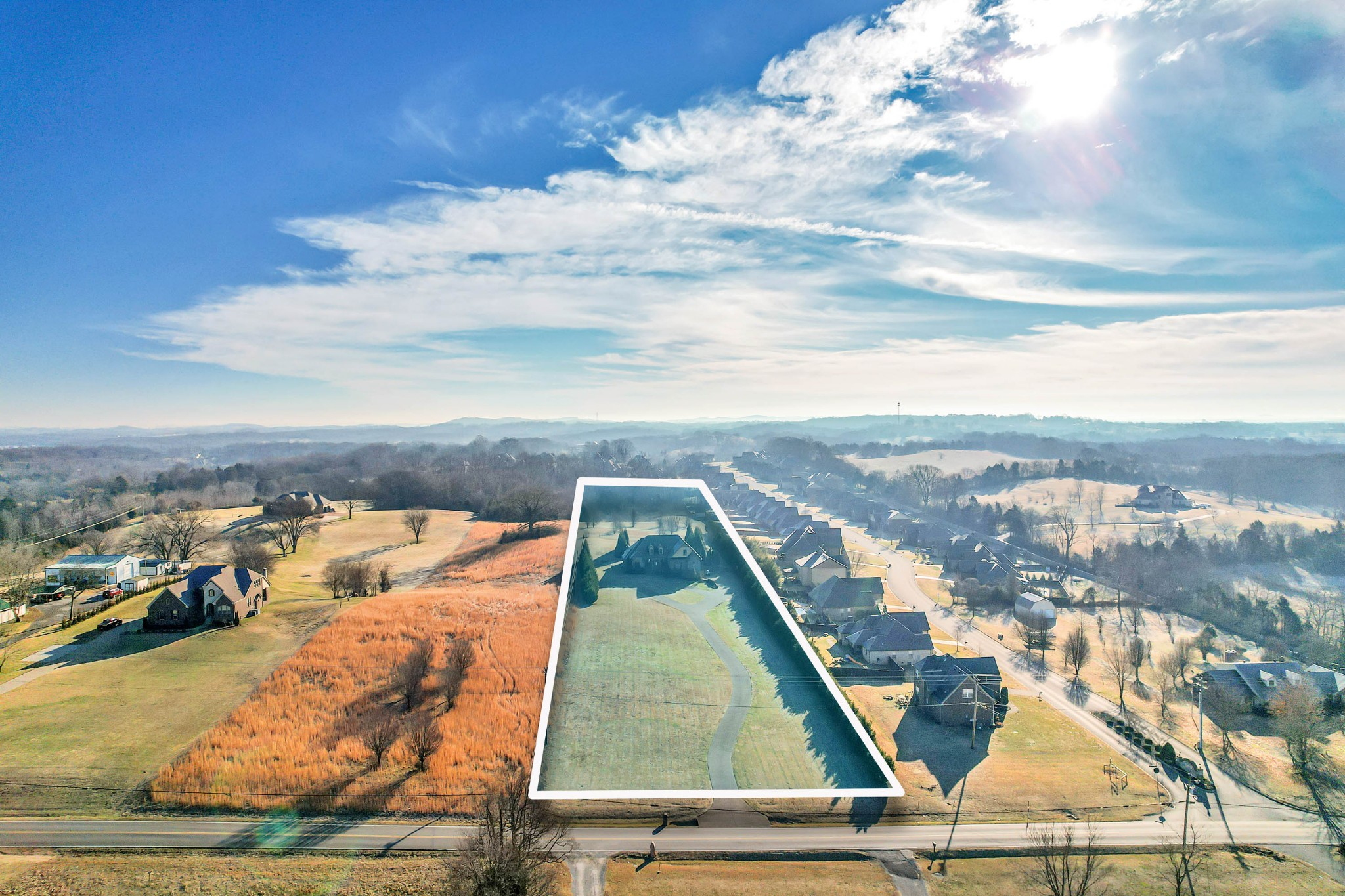 6373 Beckwith Road Mount Juliet, TN 37122 - Photo 3 of 69 an aerial view of residential houses with outdoor space