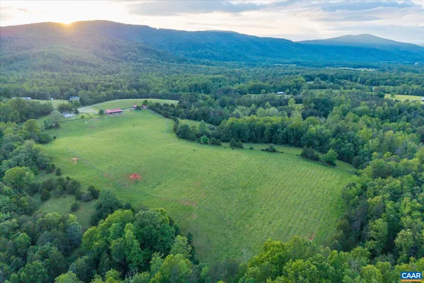 a view of an lush green mountain
