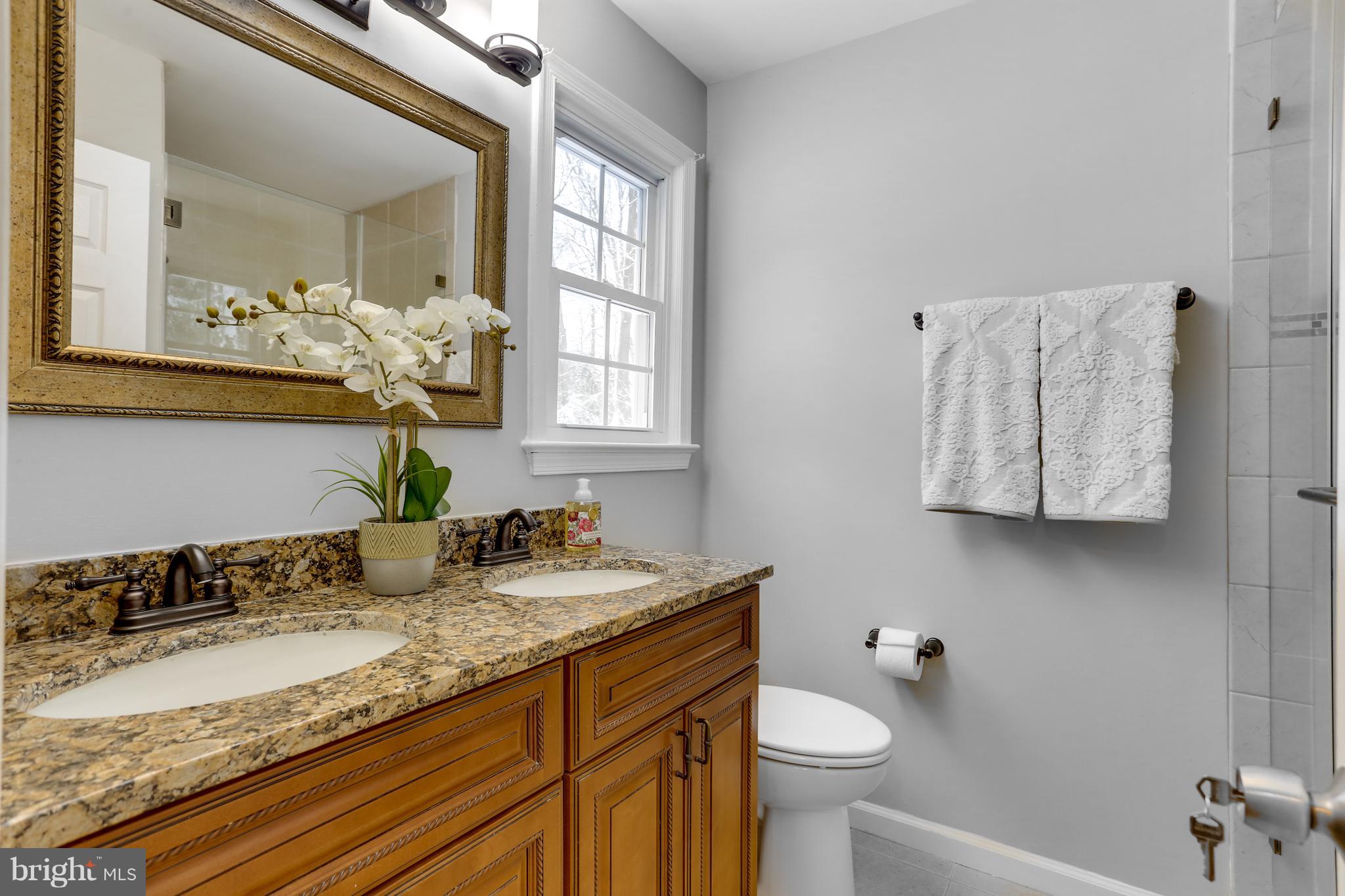 7124 Devonshire Road Alexandria, VA 22307 - Photo 30 of 66 Master Bath with Dual sinks