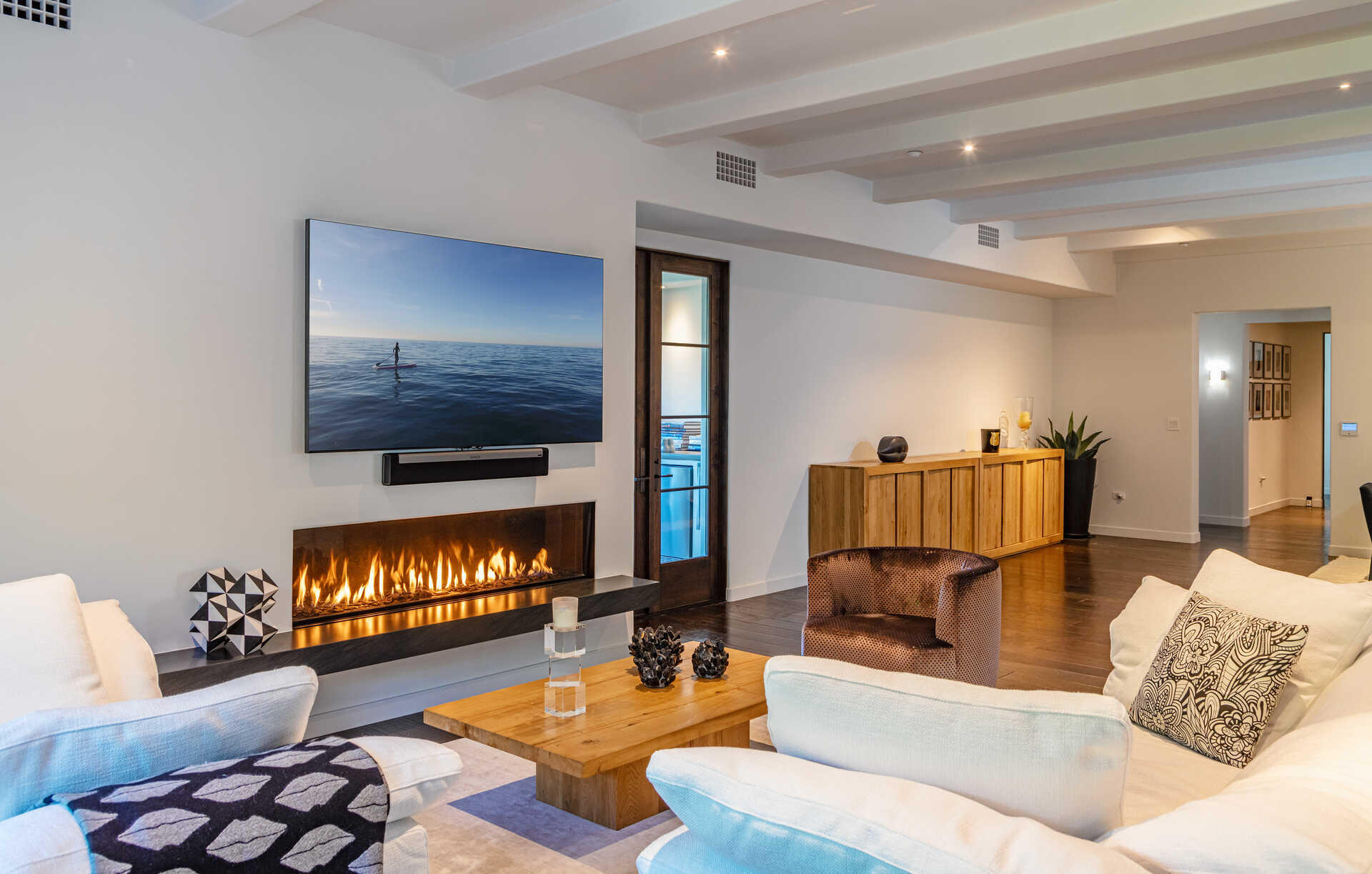 107 Olive Mill Road Santa Barbara, CA 93108 - Photo 13 of 39 a living room with furniture and a fireplace
