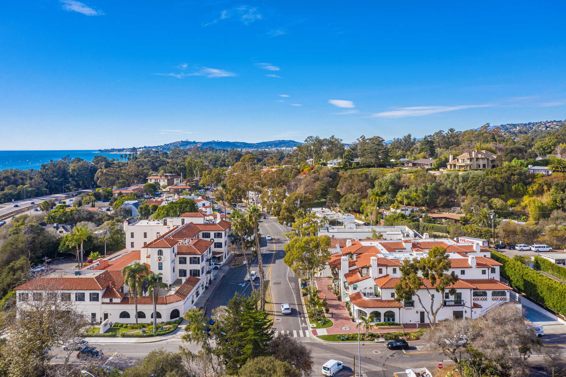 107 Olive Mill Road Santa Barbara, CA 93108 - Photo 4 of 39 an aerial view of a city