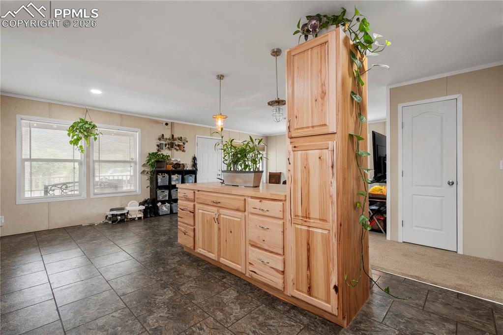 8395 Commanche Road Colorado Springs, CO 80926 - Photo 9 of 29 a kitchen with stainless steel appliances granite countertop a refrigerator and a stove