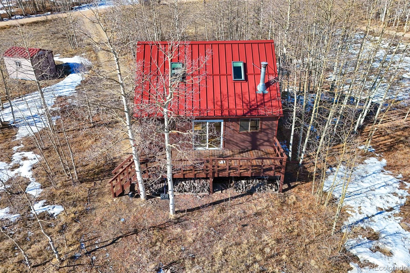 1793 Michigan Hill Road Jefferson, CO 80456 - Photo 37 of 44 a view of balcony with wooden fence