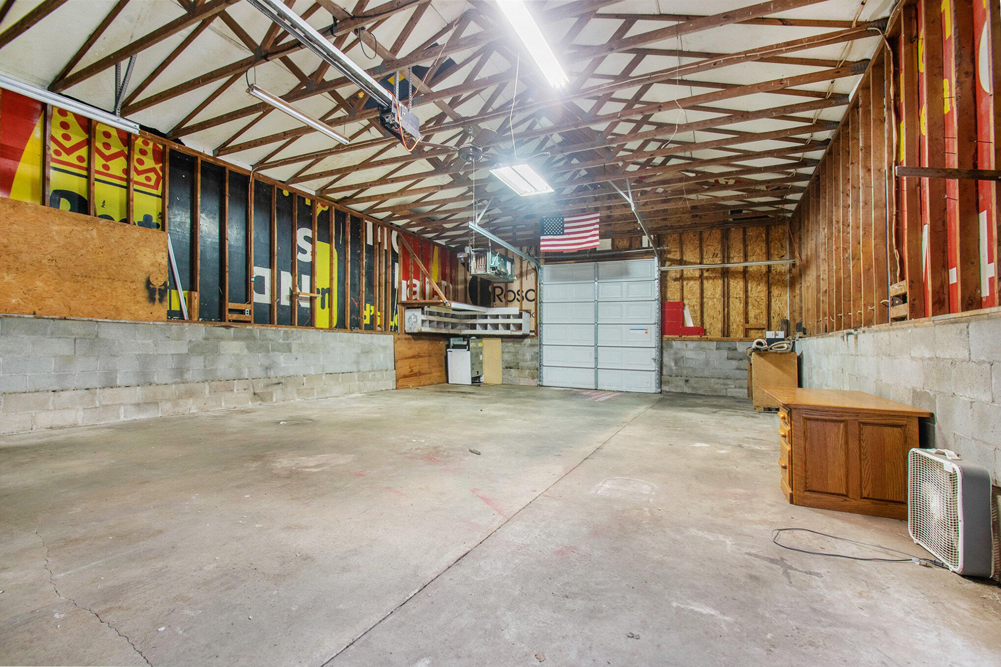 66546 Birch Road Jones, MI 49061 - Photo 14 of 27 Concrete Floor and Electric in Pole Barn