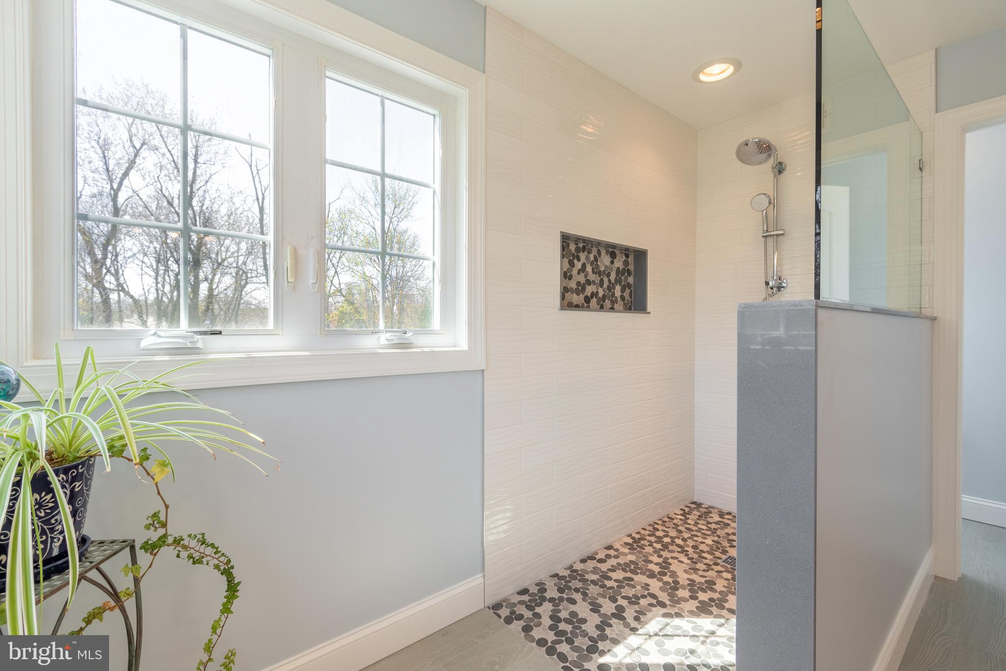 1090 Swedesford Road Ambler, PA 19002 - Photo 35 of 49 Walk-In Shower With Custom Tile