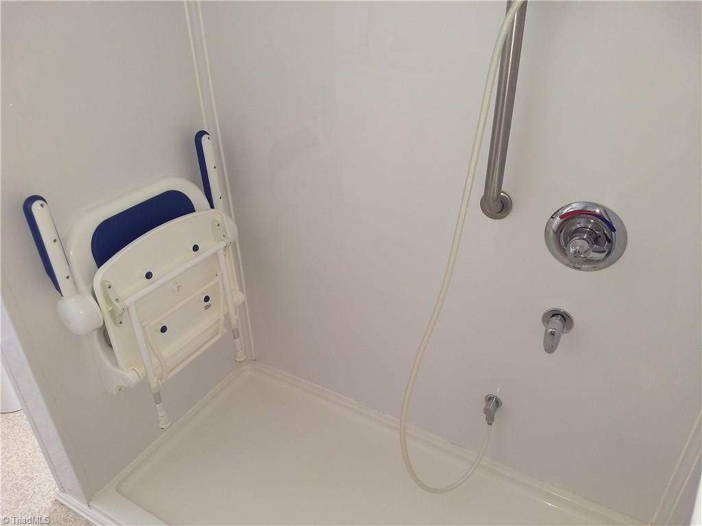 206 Ridgewood Drive Lexington, NC 27292 - Photo 18 of 26 Handicapped shower stall in hall bath