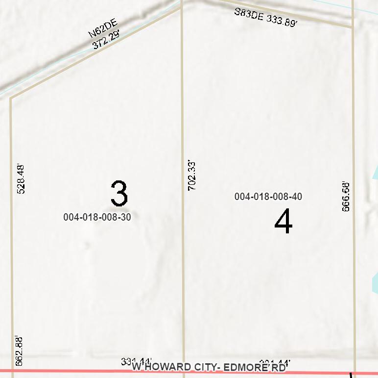 11086 Howard City Edmore Road Lakeview, MI 48850 - Photo 42 of 42 Howard City Property Lines