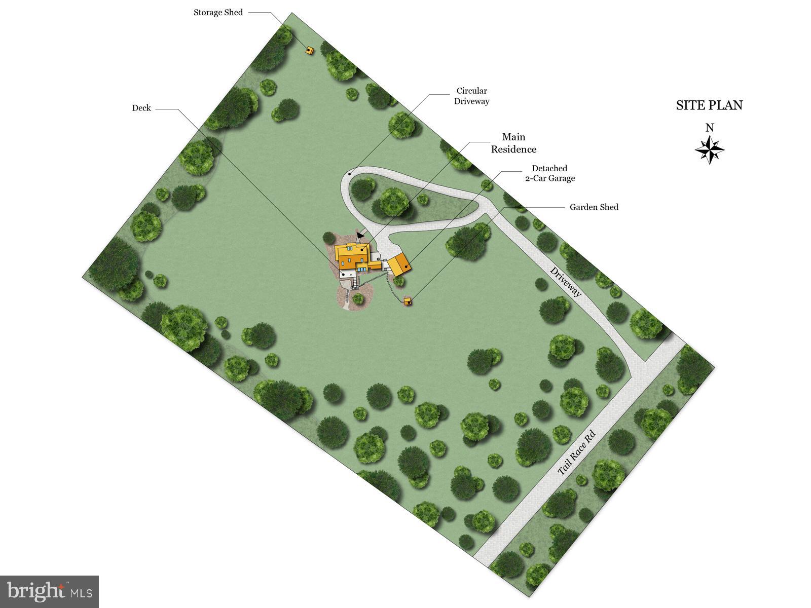 23159 Tail Race Road Aldie, VA 20105 - Photo 32 of 51 Site Plan