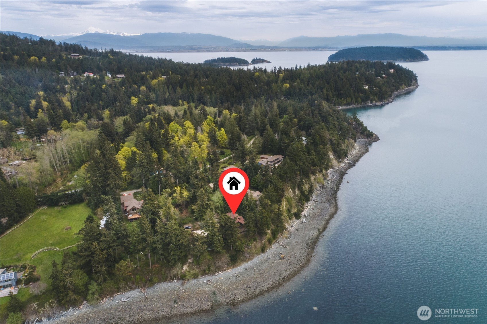 7616 Cypress Way Anacortes, WA 98221 - Photo 35 of 35 a view of city and mountain