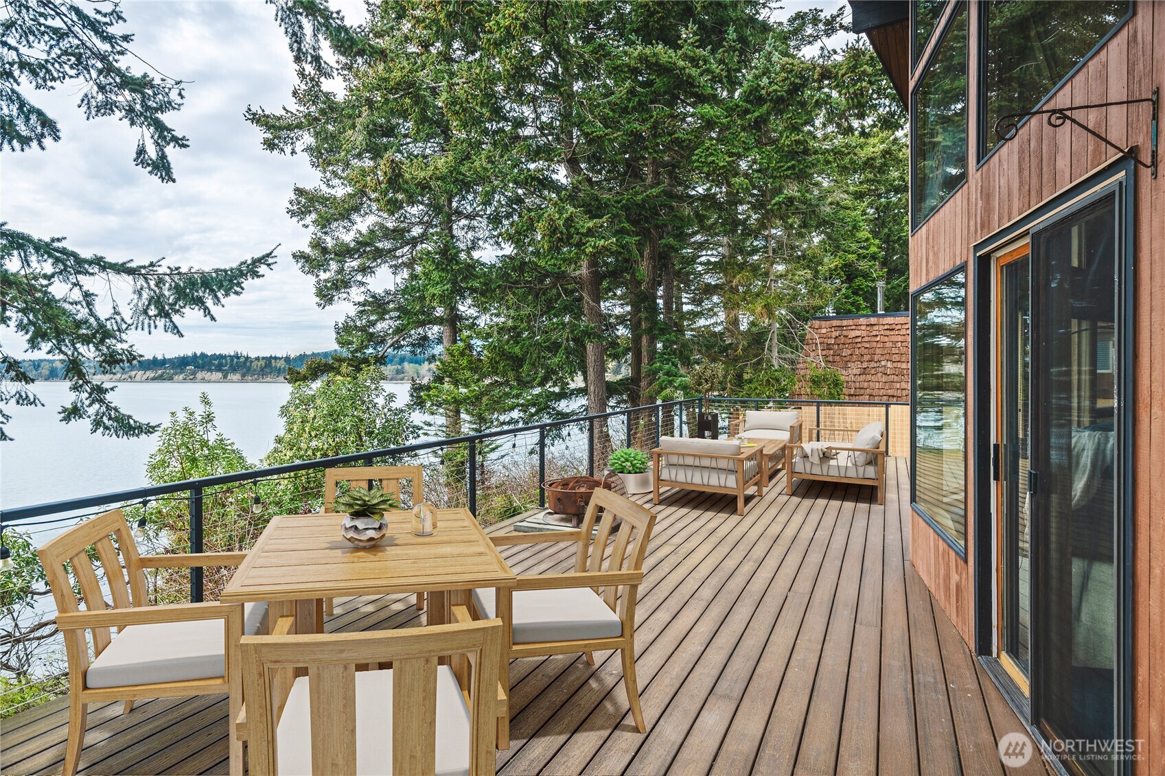 7616 Cypress Way Anacortes, WA 98221 - Photo 4 of 35 a view of balcony with furniture