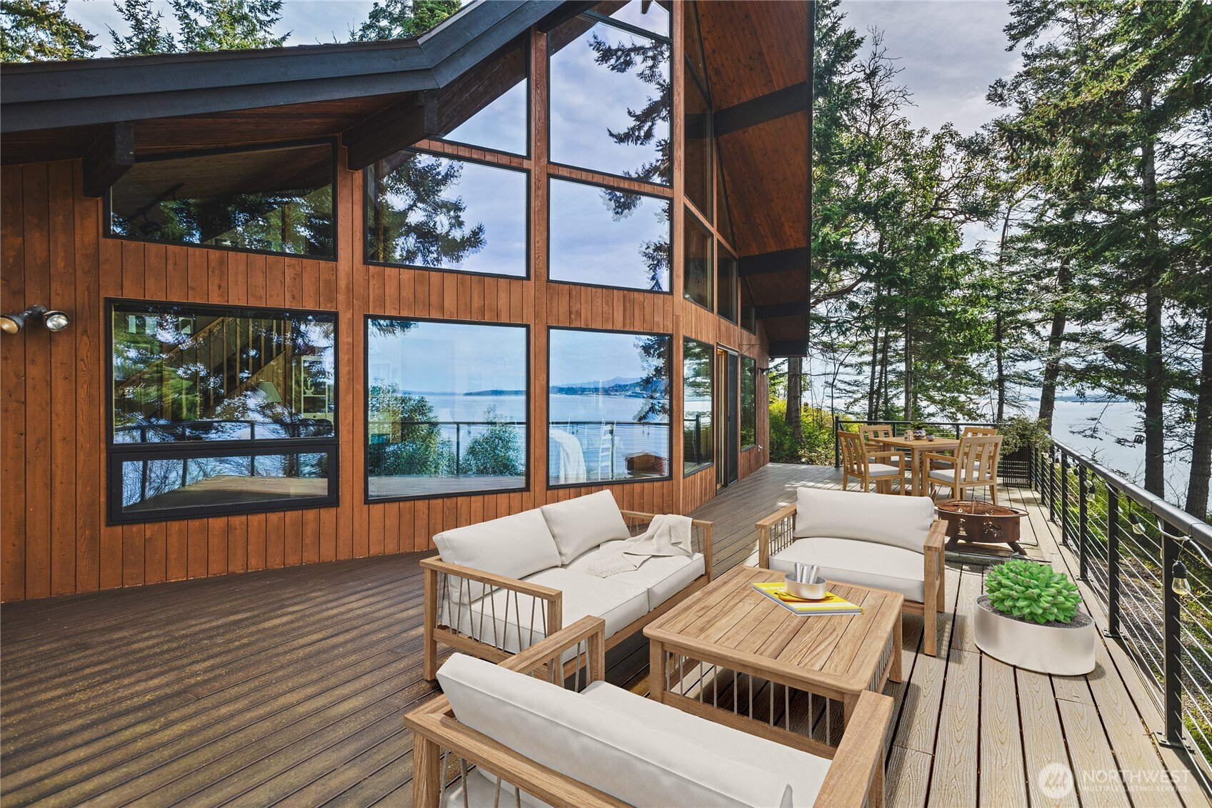 7616 Cypress Way Anacortes, WA 98221 - Photo 5 of 35 a view of deck with patio