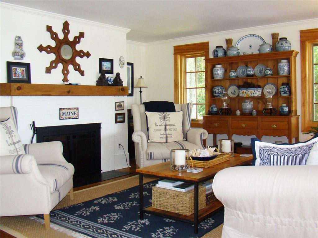 348 Heath Road Bremen, ME 04551 - Photo 11 of 32 Wood-burning fireplace is the winter...