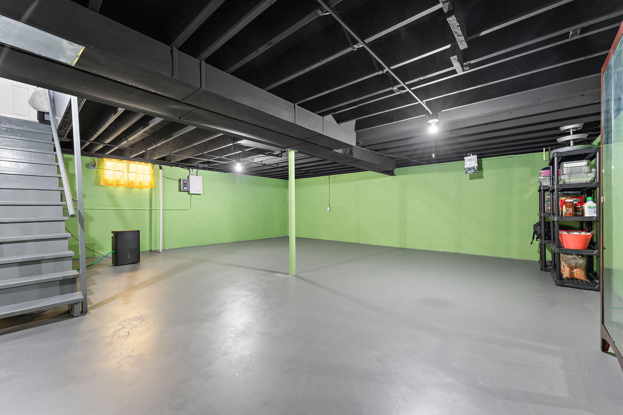 5345 Johnson Street Merrillville, IN 46410 - Photo 19 of 26 a view of empty room with wooden ceiling