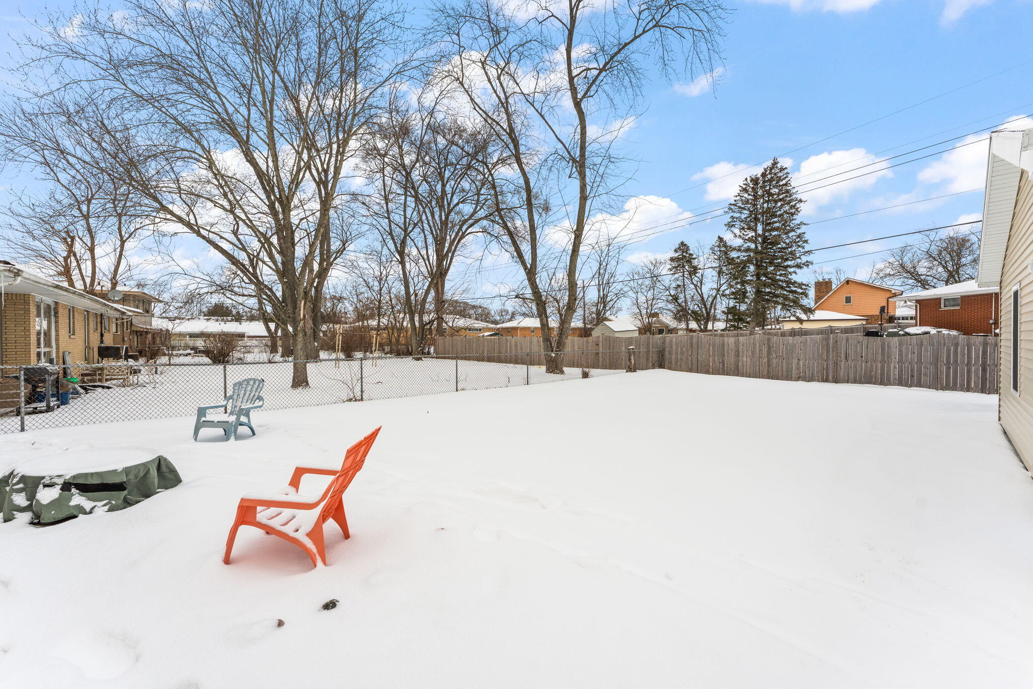 5345 Johnson Street Merrillville, IN 46410 - Photo 22 of 26 a view of a snow on the side of the road