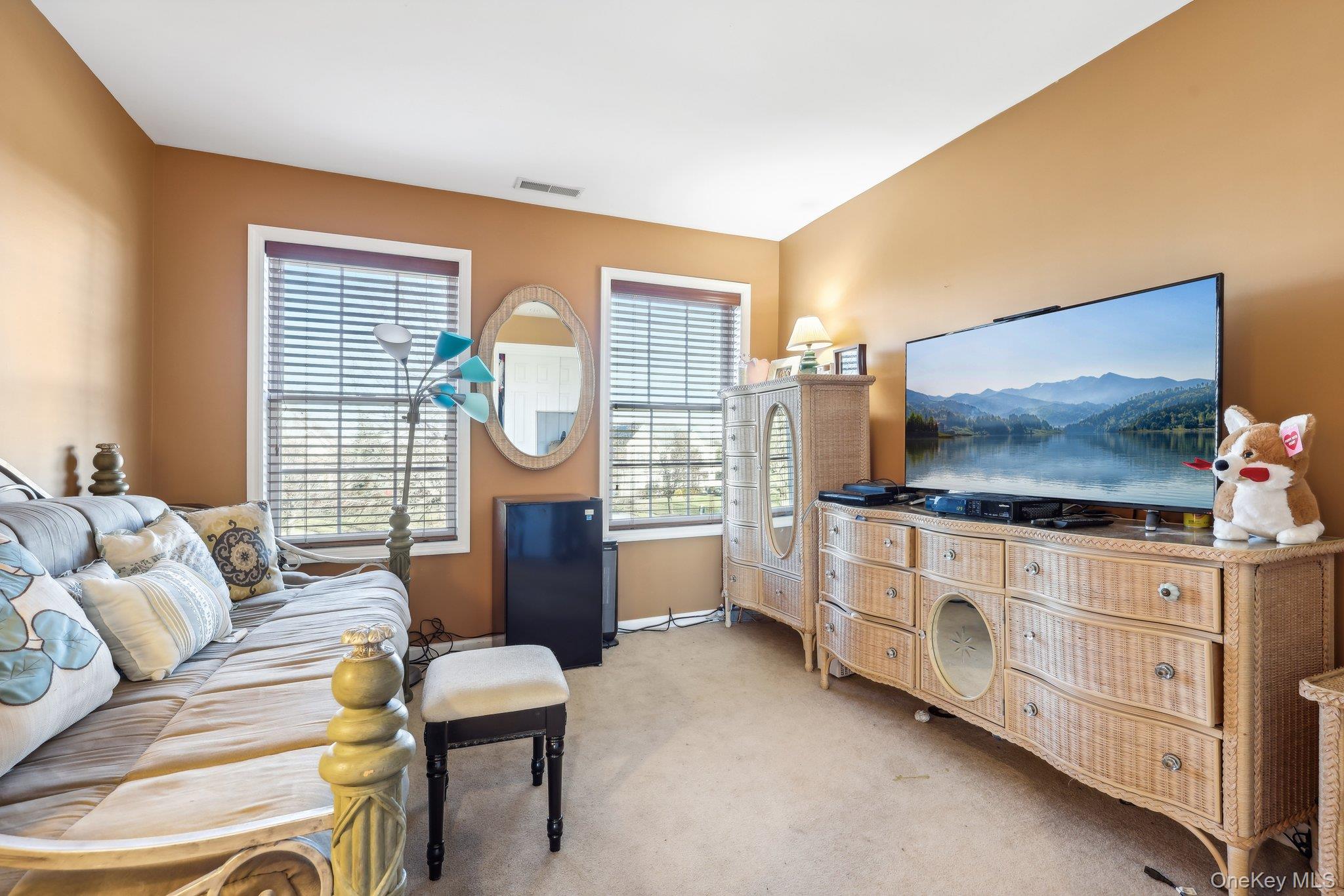 13 Mansion Ridge Boulevard Monroe, NY 10950 - Photo 27 of 49 a living room with furniture and a flat screen tv