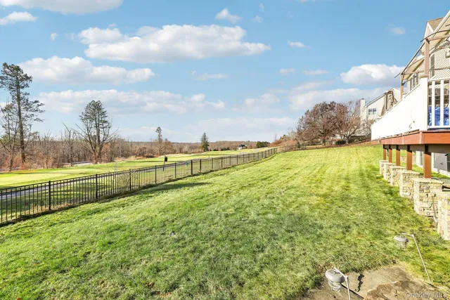a view of an outdoor space and a yard