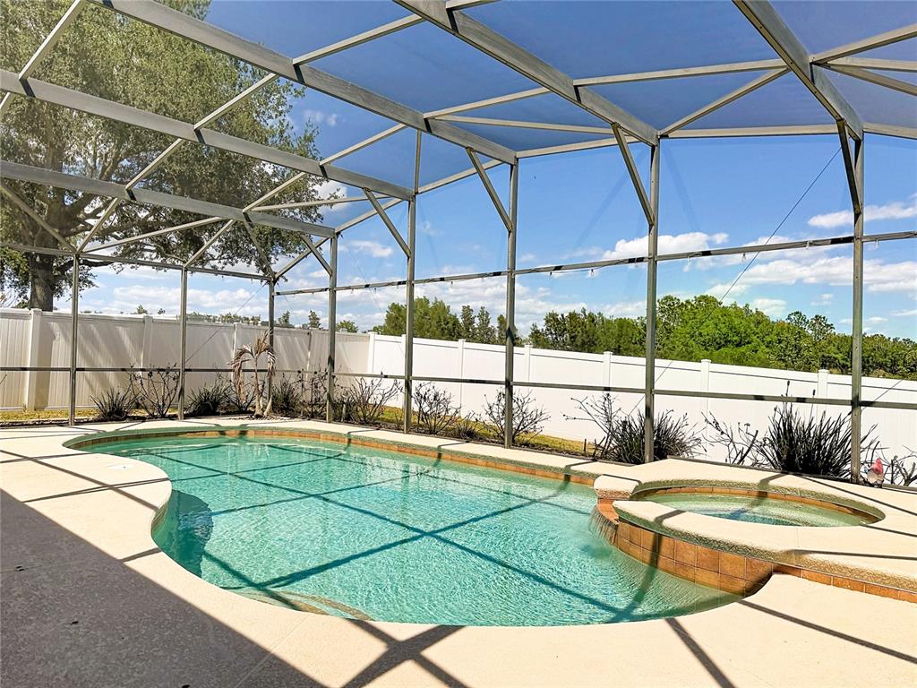 135 Blackstone Creek Road Groveland, FL 34736 - Photo 3 of 62 a view of a backyard with a swimming pool
