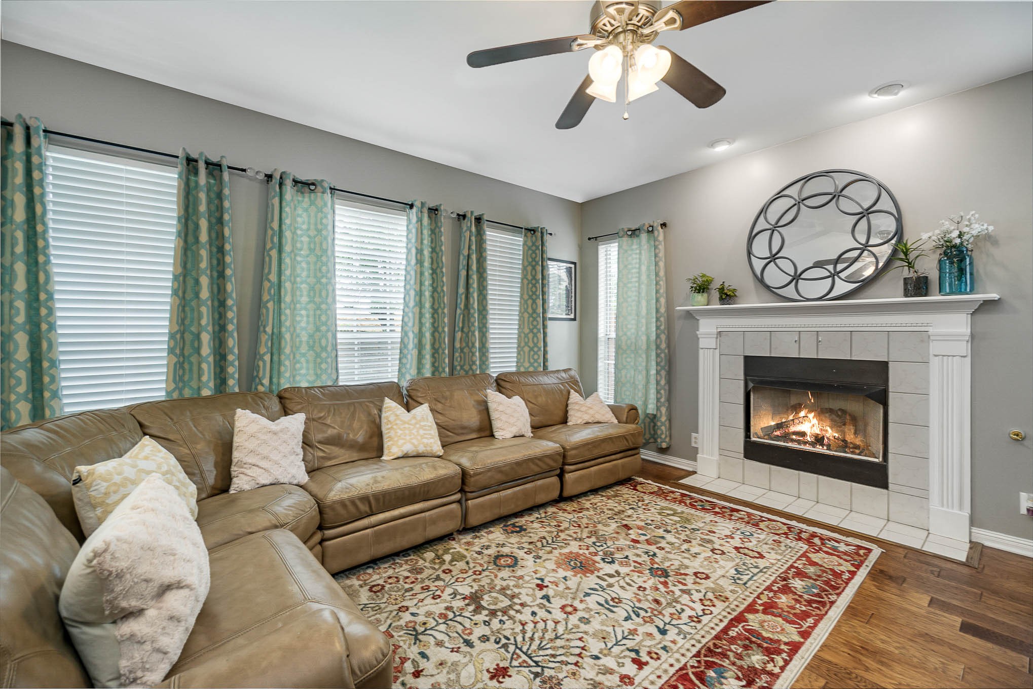 1990 Portway Road Spring Hill, TN 37174 - Photo 8 of 19 a living room with furniture and a fireplace