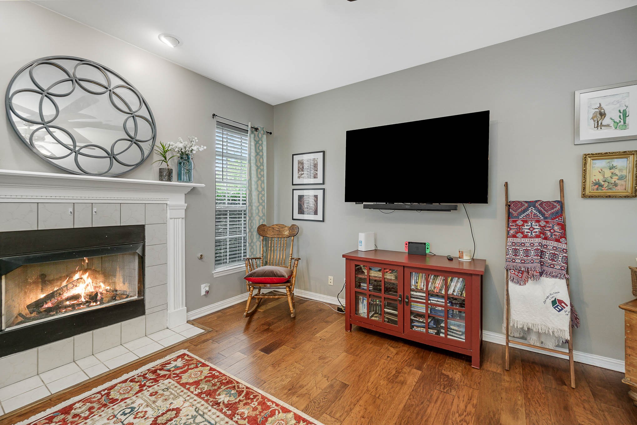 1990 Portway Road Spring Hill, TN 37174 - Photo 9 of 19 a living room with furniture and a flat screen tv