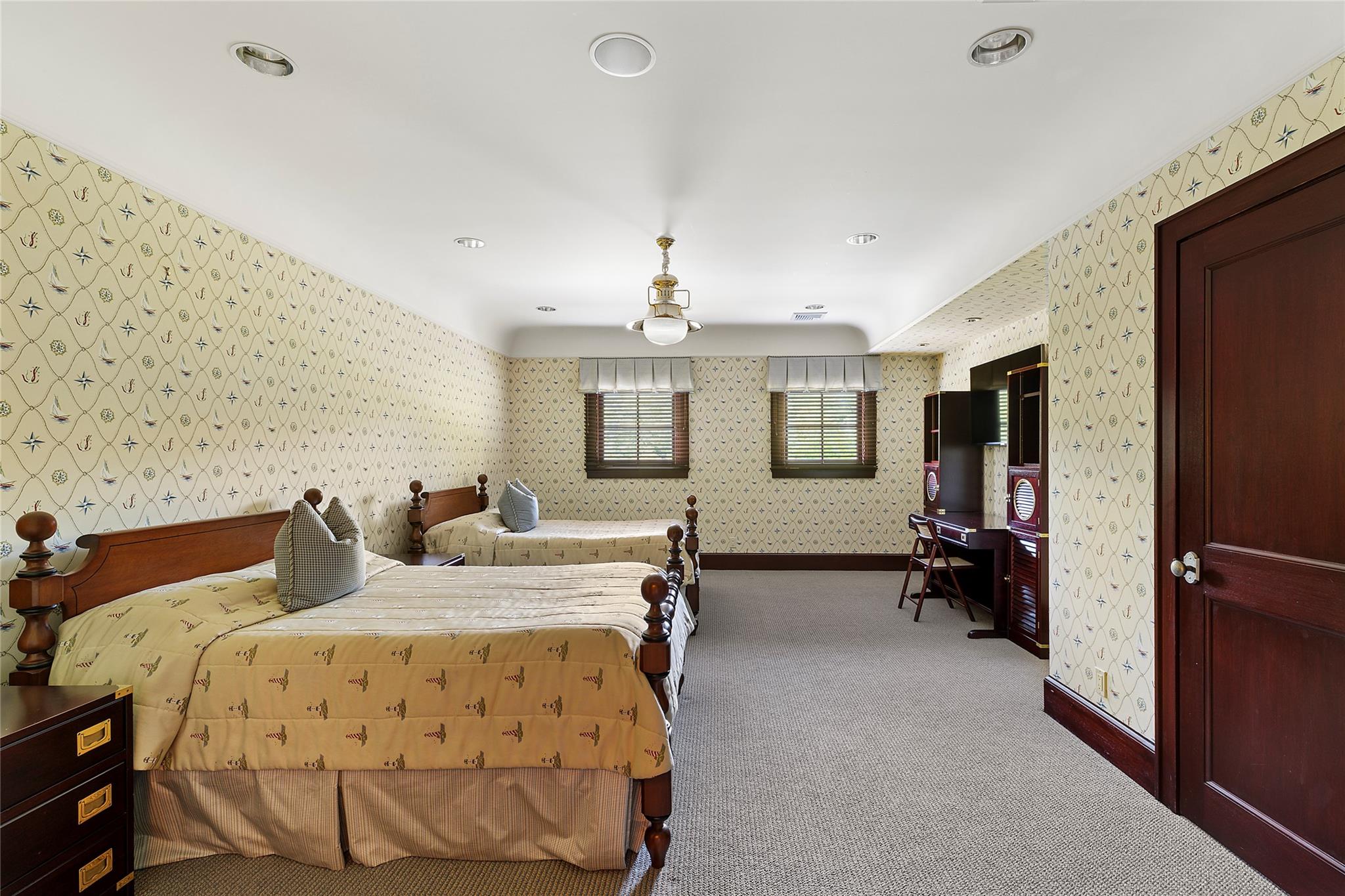 5 Half Moon Lane Sands Point, NY 11050 - Photo 16 of 35 a bedroom with bed and window