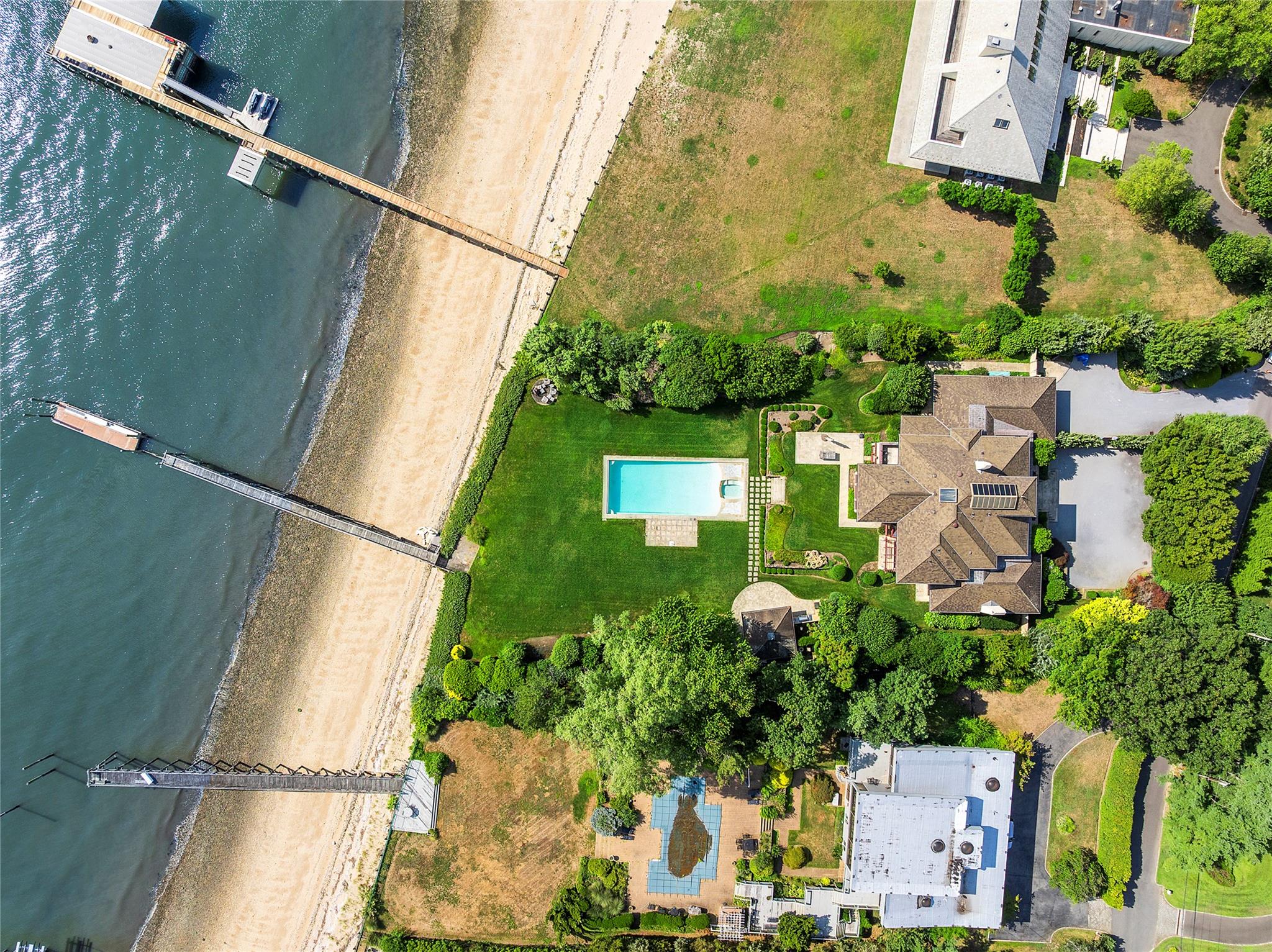 5 Half Moon Lane Sands Point, NY 11050 - Photo 25 of 35 an aerial view of a residential houses with outdoor space